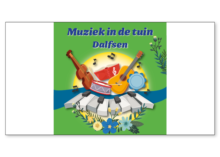 Logo Muziek in de tuin Dalfsen